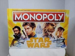 Hasbro Star Wars Monopoly Game Han Solo Edition Opened But Complete, Not Used
